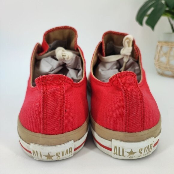 Converse Men's Chuck Taylor FX OX Red Sneakers Canvas Size 11.5 - Picture 3 of 8